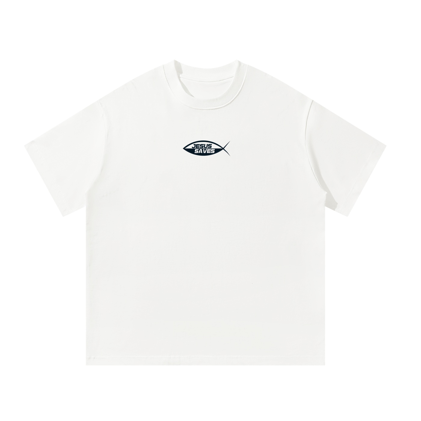 Jesus Saves White Surf Tee
